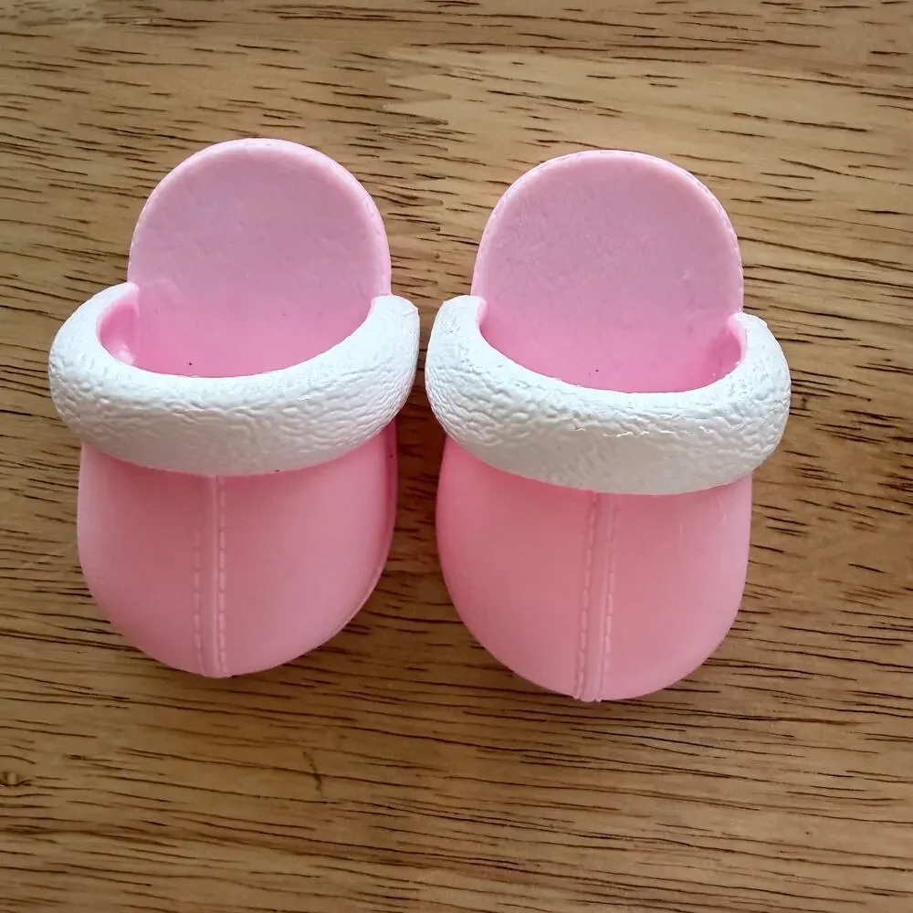 Lot of 3 pairs baby doll shoes slippers boots girl accessories babydoll American